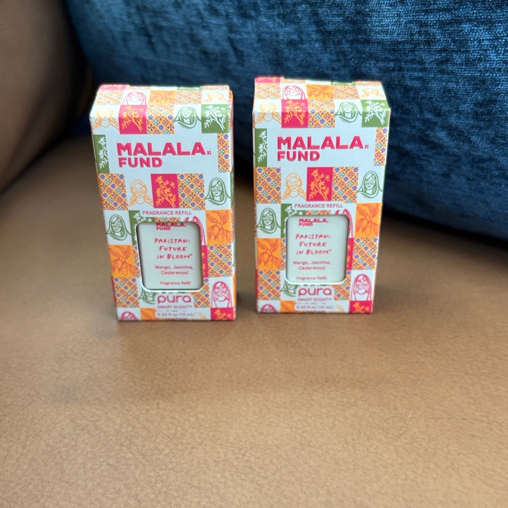 Malala Fund Pura Fragrance Refill - Mango Jasmine Cedarwood (2-Pack)